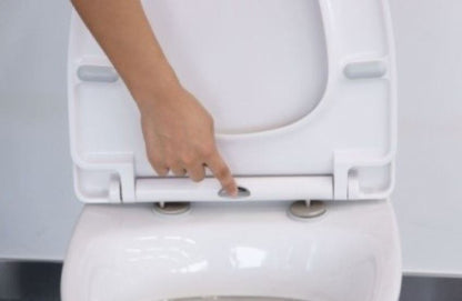 Shade slim toiletzitting softclose en quick release glans wit - WDtegels