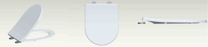 Shade slim toiletzitting softclose en quick release glans wit - WDtegels