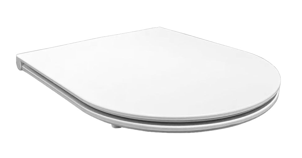 Flatline toiletzitting softclose en quick release mat wit - WDtegels