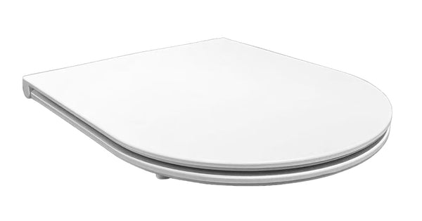 Flatline toilet seat soft close and quick release matt white
