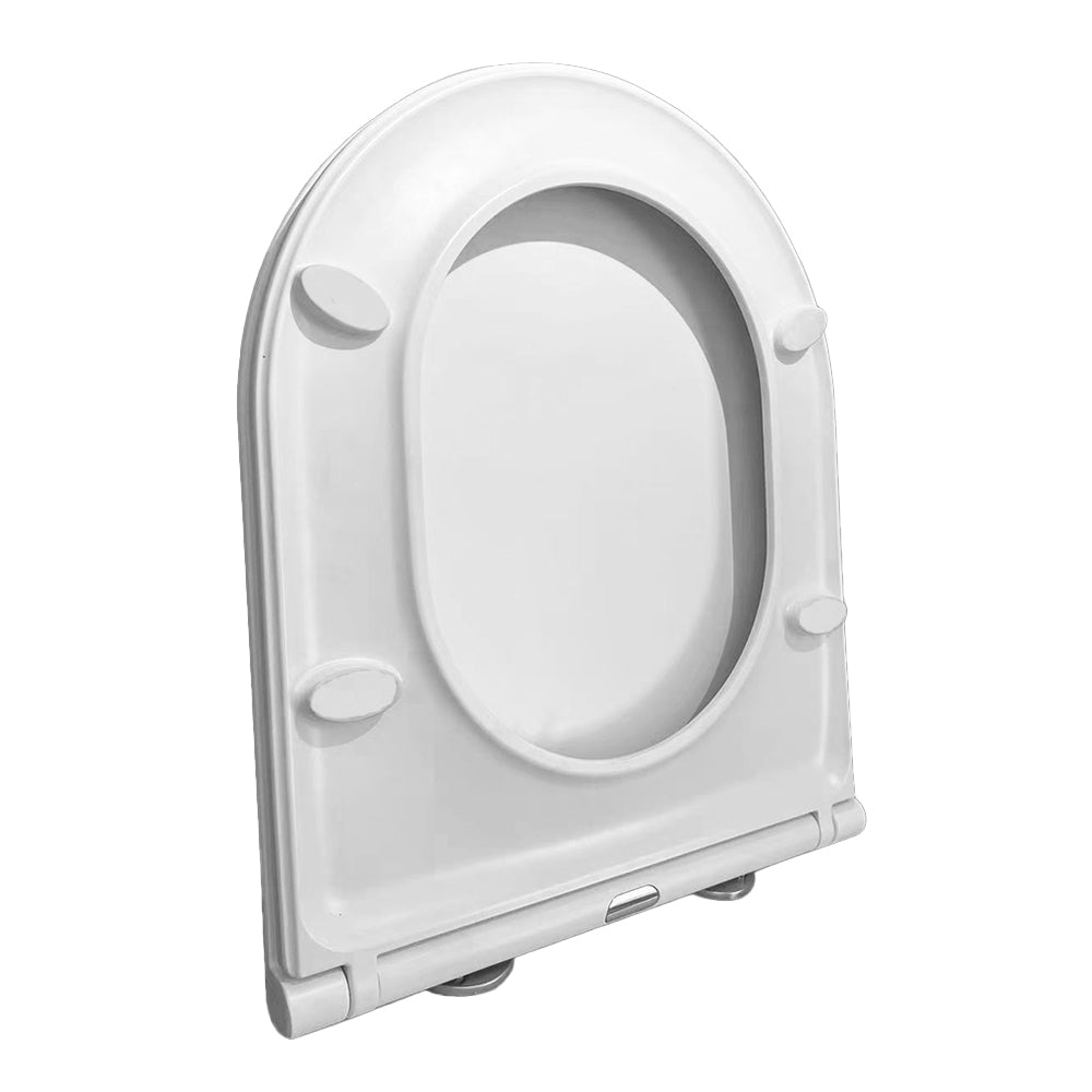 Flatline toiletzitting softclose en quick release mat wit - WDtegels