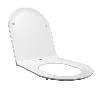 Flatline toiletzitting softclose en quick release mat wit - WDtegels