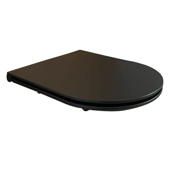 Flatline toilet seat soft close and quick release matt black