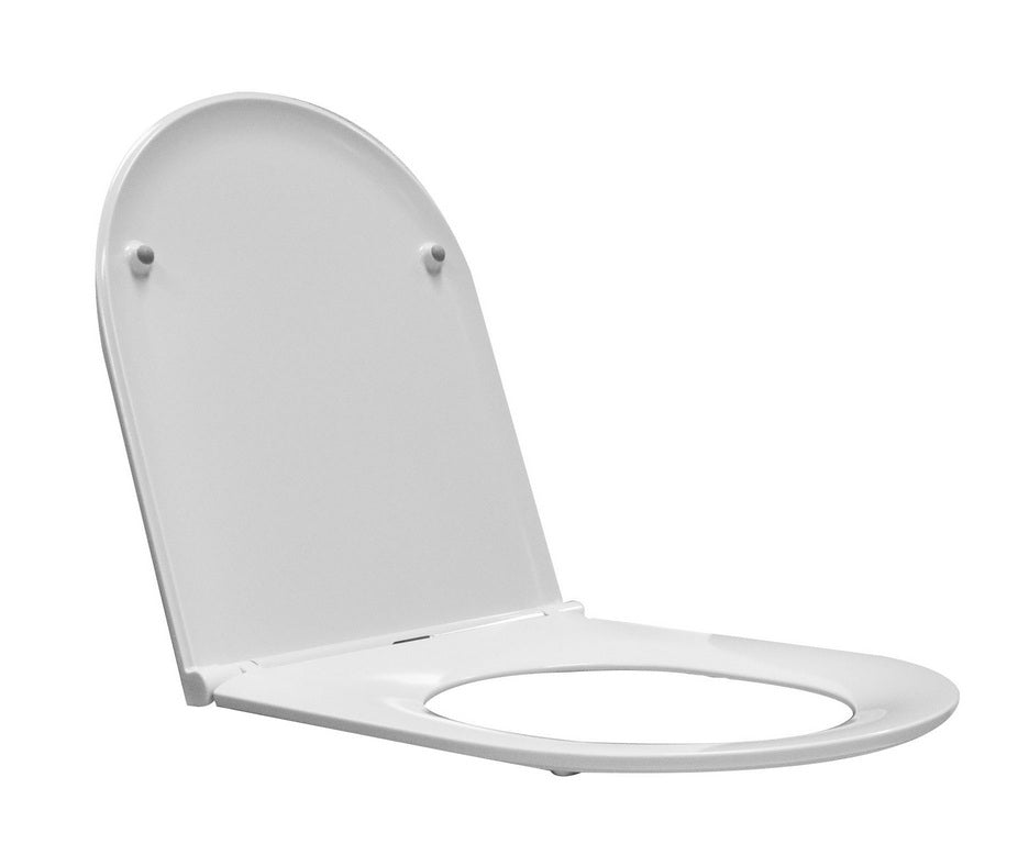 Flatline toiletzitting softclose en quick release glans wit - WDtegels