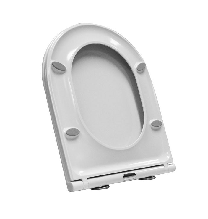 Wiesbaden Flatline 2.0 toiletzitting + deksel one-touch wit - WDtegels