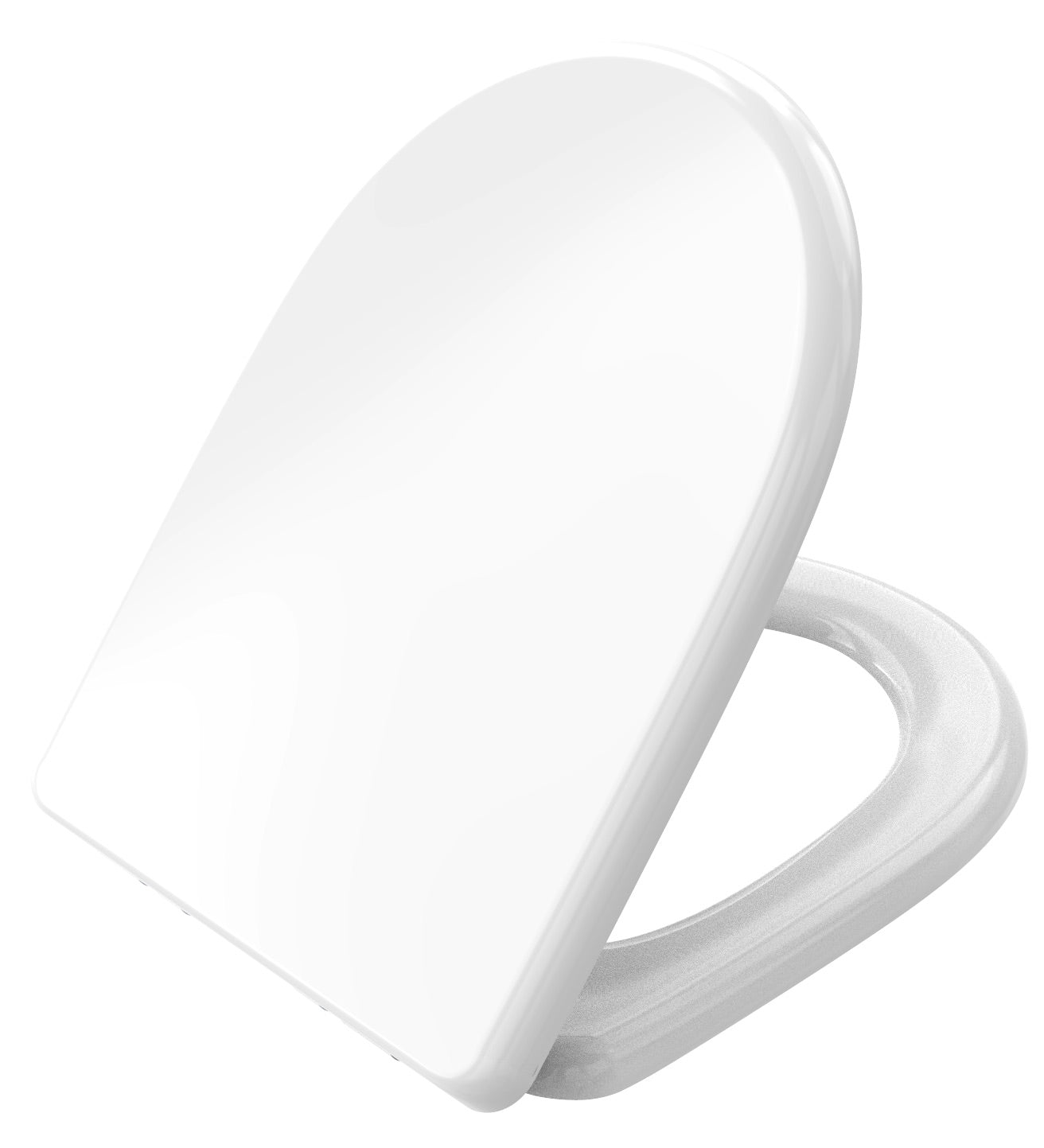 Menir toiletzitting softclose en quick release glans wit - WDtegels