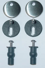 Quick-release luxe bevestigingsset toiletzitting Compleet