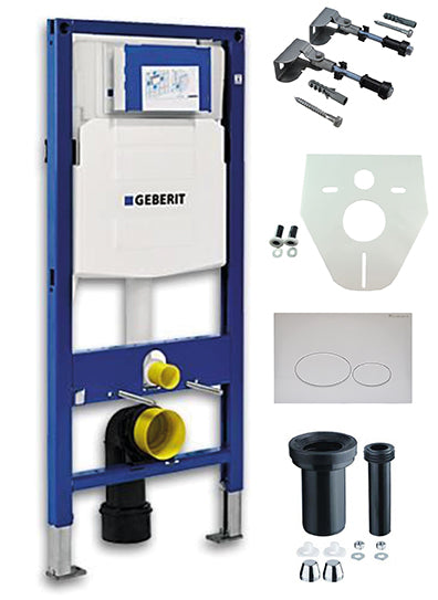 Geberit UP-320 inbouwreservoir met X32 drukplaat Glans wit