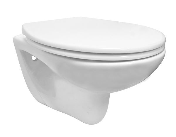 Neptunus 2.0 wandcloset | Rimless | met Neptunus 2.0 toiletzitting | glans wit
