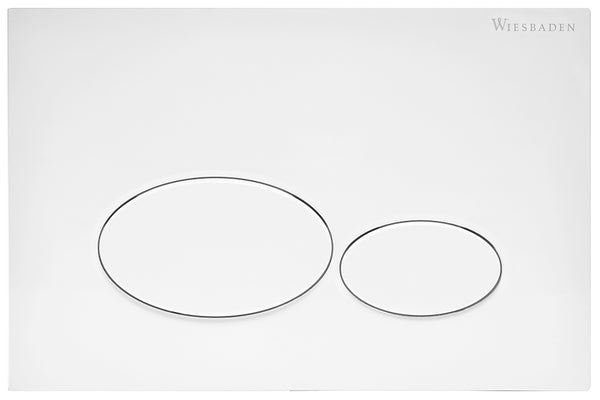 X32 drukplaat voor inbouwreservoir mat wit