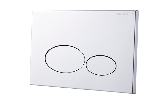 X32 Metal drukplaat voor inbouwreservoir | Chroom