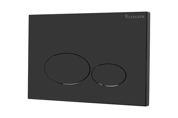 X32 Metal drukplaat voor inbouwreservoir | Mat zwart