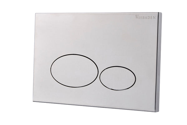 X32 Metal drukplaat voor inbouwreservoir | RVS geborsteld