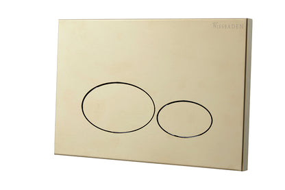 X32 Metal drukplaat voor inbouwreservoir geborsteld messing PVD - WDtegels