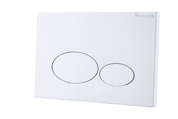 X32 Metal drukplaat voor inbouwreservoir | Mat wit