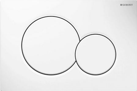 Geberit Sigma-01 drukplaat wit - WDtegels