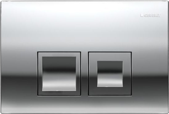 Geberit Delta 50 drukplaat glans chroom