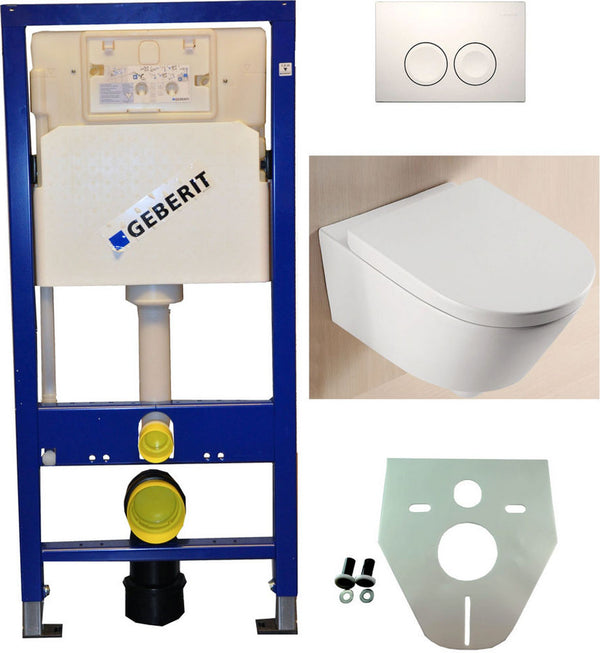 Geberit UP 100 +Metro toilet+seat.+ Delta 25 white
