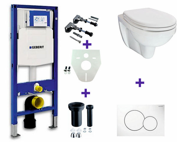 Geberit UP-320 + Trevi one pack + Sigma 01 white