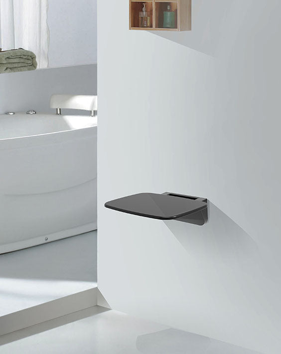 Asiento de ducha abatible Serva | Negro
