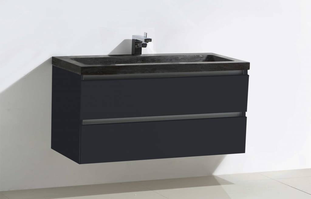 Badmeubel Trend Stone 120 Hoogglans Antraciet
