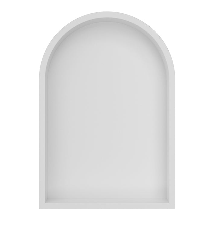 Demis inbouwnis ovaal 30x45x7cm mat wit - productfoto 2