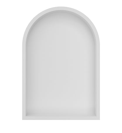 Demis inbouwnis ovaal 30x45x7cm mat wit - productfoto 2