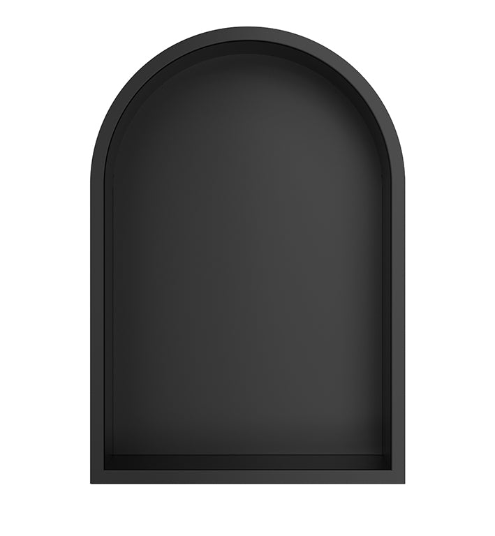 Demis inbouwnis ovaal 30x45x10cm mat zwart - productfoto 2