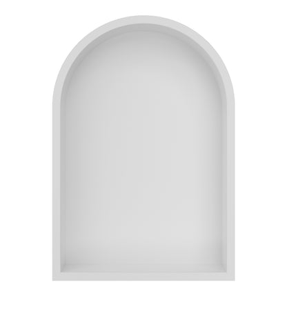 Demis inbouwnis ovaal 30x45x10cm mat wit - productfoto 2