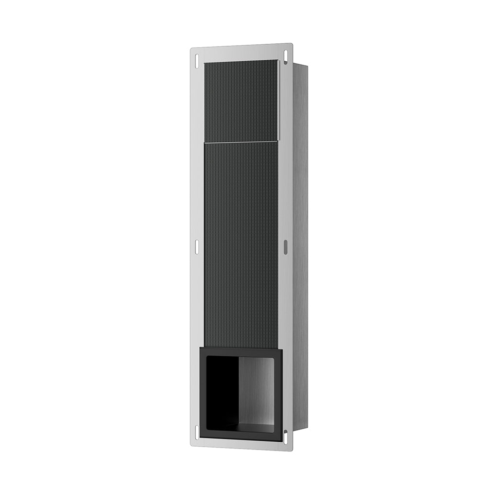 Rocko inbouw reserverolhouder mat zwart - productfoto 3