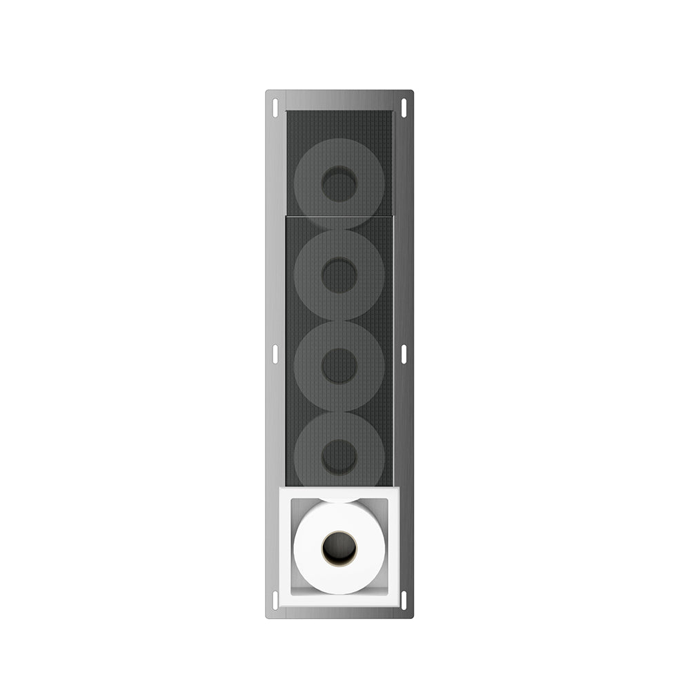 Rocko inbouw reserverolhouder mat wit - productfoto 2
