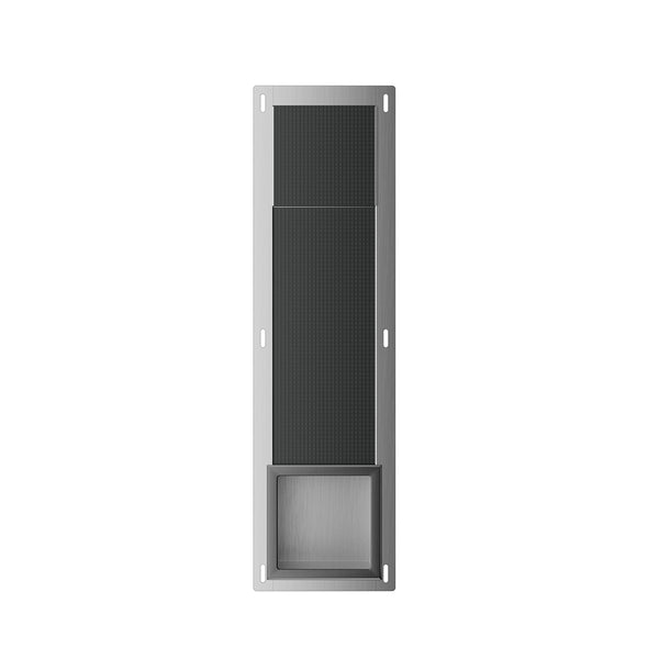 Rocko recessed spare toilet roll holder | Gunmetal