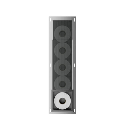 Rocko inbouw reserverolhouder gunmetal - productfoto 2