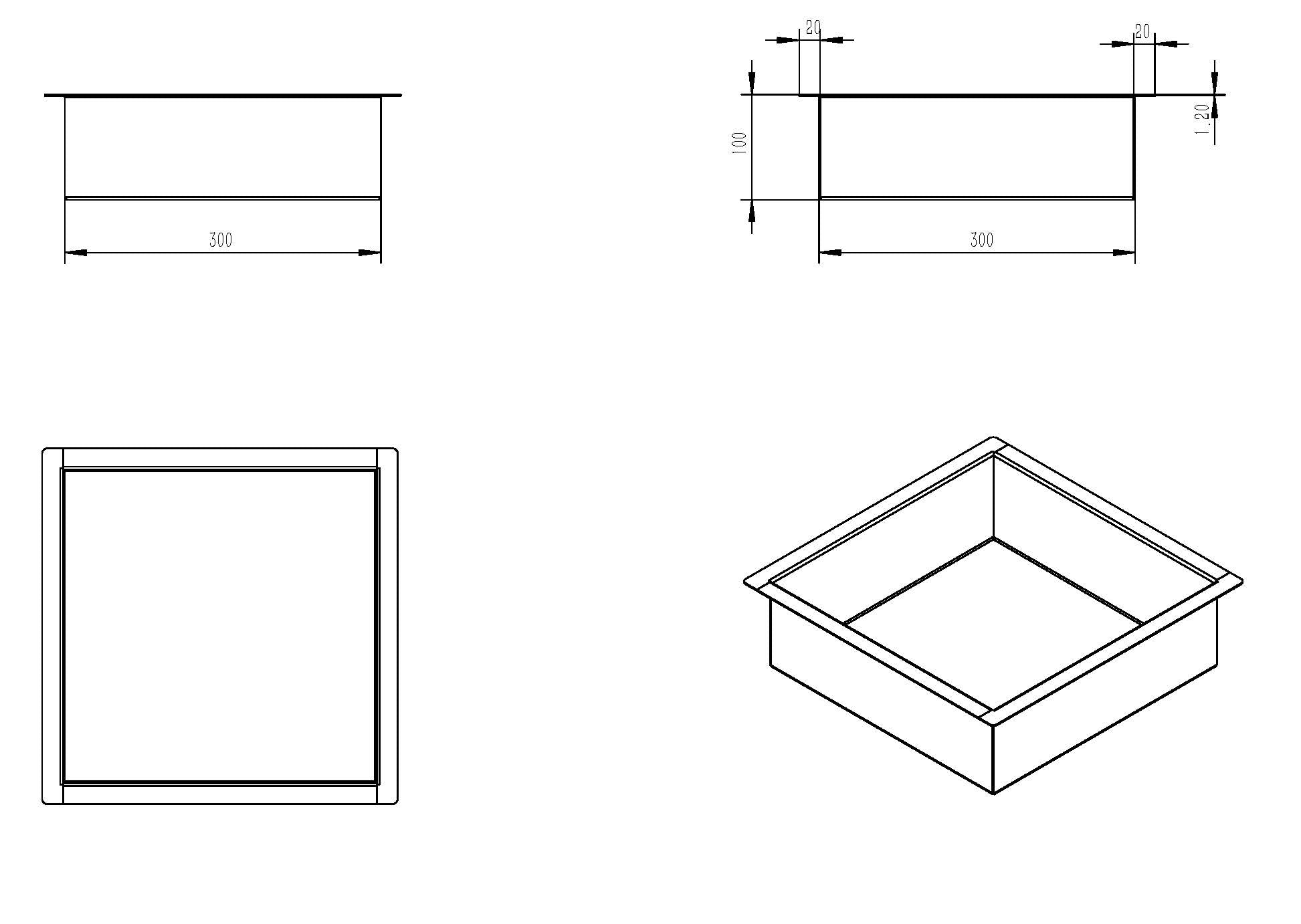 Wiesbaden inbouwnis 30x60x7cm mat-zwart - WDtegels