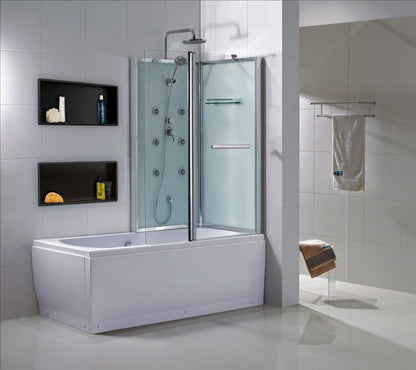 Wiesbaden Inbouwnis douche | 30x60x7cm | Mat zwart - WDtegels
