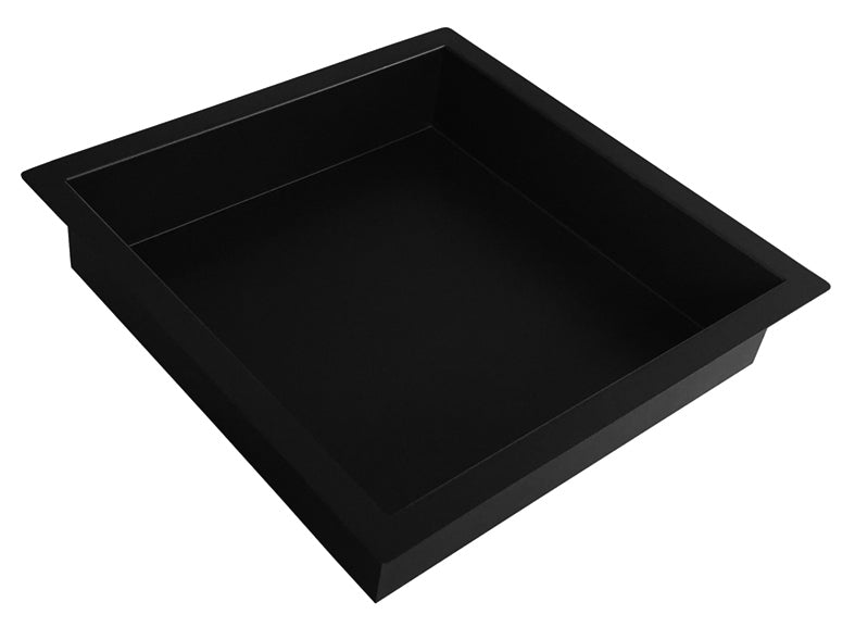 Wiesbaden inbouwnis 30x30x10cm mat-zwart - WDtegels