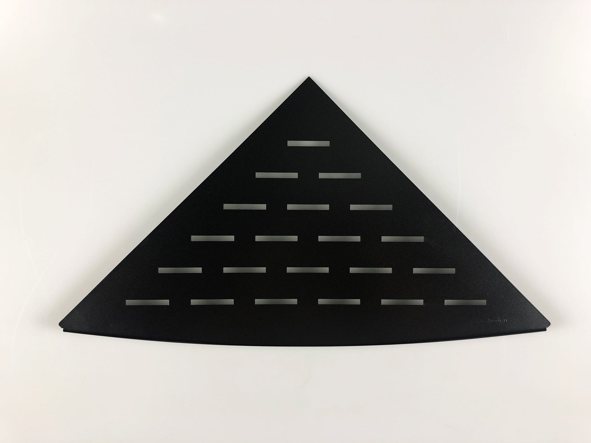 Wiesbaden InWall hoekplanchet 29x29 mat-zwart - WDtegels