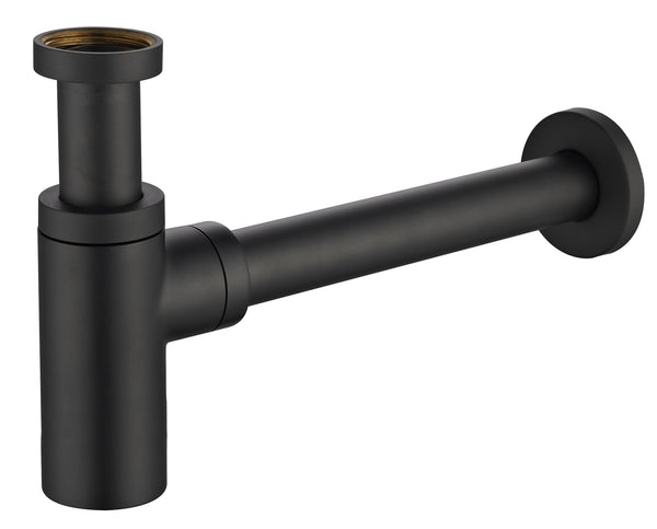 Sifón de lavabo UniMatch 5/4" x 32 mm negro mate