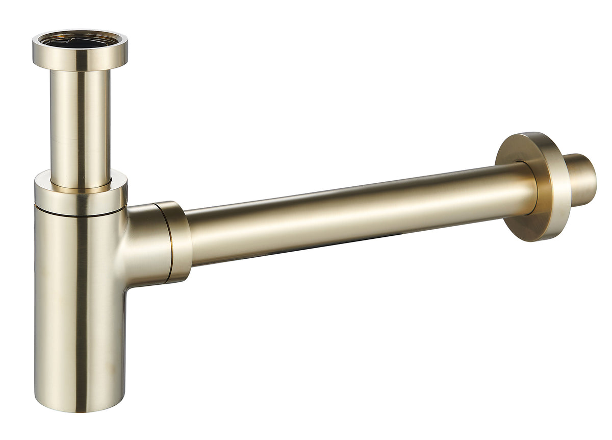 UniMatch wastafelsifon 5/4 inch x 32mm Geborsteld messing PVD
