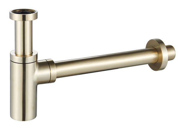 UniMatch washbasin siphon 5/4" x 32 mm brushed brass PVD 