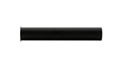 UniMatch sifon verlengbuis 20cm met kraag Mat zwart