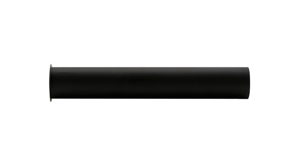 UniMatch siphon extension tube 20 cm with collar, matt black