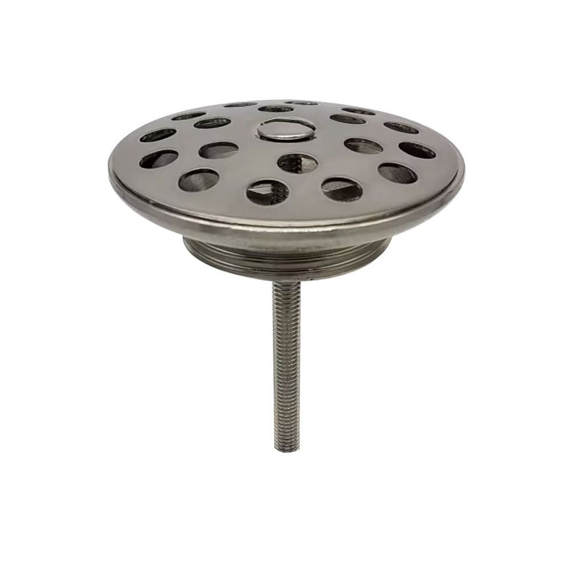 Korv open afvoerplug rooster 5/4" geborsteld staal - WDtegels