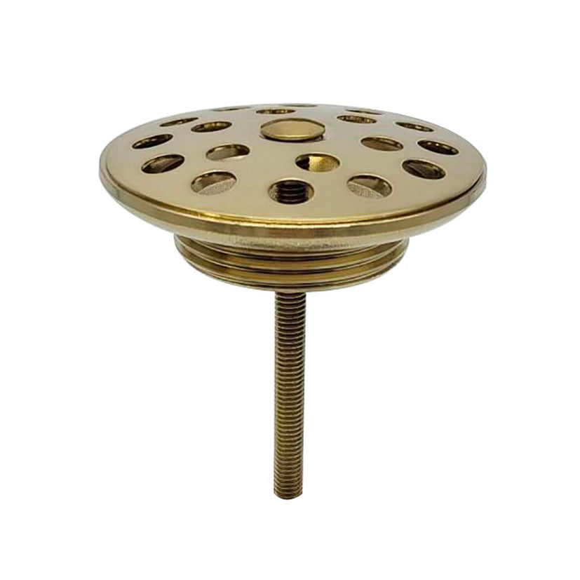 Korv open afvoerplug rooster 5/4" geborsteld messing PVD - WDtegels