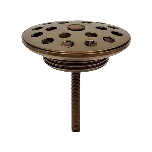 Open drain plug grate 5/4" brushed bronze copper