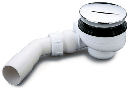 Wiesbaden Turboflow douchebaksifon voor gat 90mm chroom - WDtegels