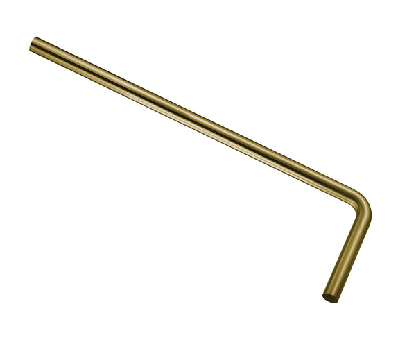UniMatch floor tube 75 x 22 x 3.2 cm brushed brass PVD