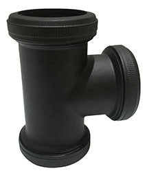 UniMatch buisverbinder T-stuk 32 mm mat zwart - WDtegels