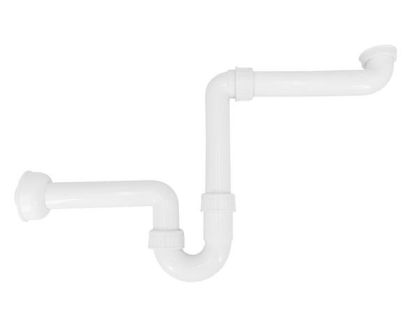 Space-saving siphon for sink/washbasin 1 ½” x 40 mm
