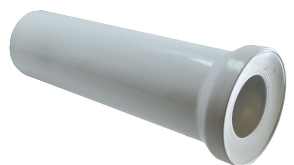 Abu toilet connection straight 110mm x 400mm white